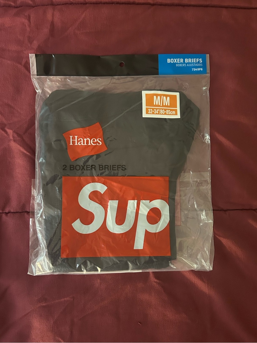 Black supreme x Hanes boxers